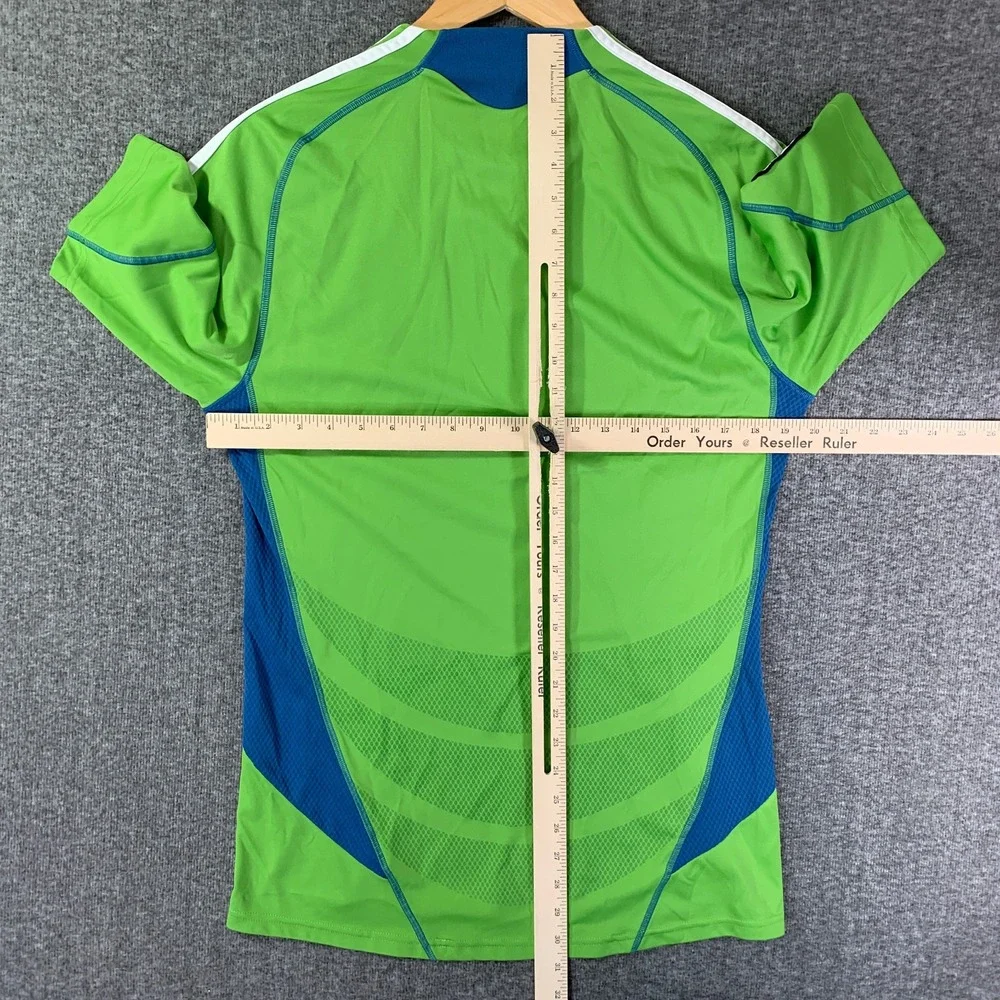 Vintage Seattle Sounders FC Jersey Men Medium 2008 Green Adidas MLS Soccer